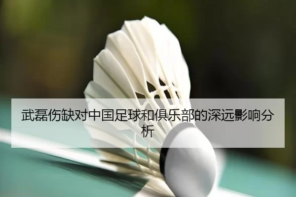 武磊伤缺对中国足球和俱乐部的深远影响分析